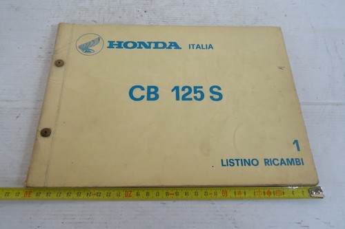 Listino ricambi honda - listino, 125