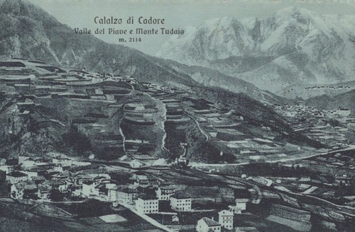 Cartolina calalzo cadore - ,