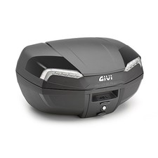 GIVI E46NT2 BAULETTO 46L RIVIERA COVER NERA CATADRIOTTI FUMÈ CON PIASTRA UNIVERS