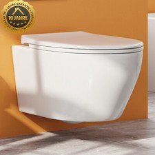 WC sospeso senza bordo di