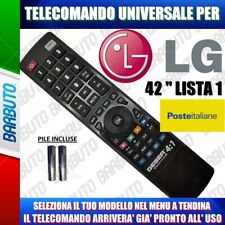 TELECOMANDO UNIVERSALE LG 42" L1 CLICCA SUL TUO MODELLO LO RICEVERAI GIA PRONTO
