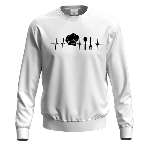 Felpa unisex cuoco battito - , "battito