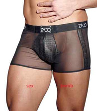 SEXY BLACK perforated leather