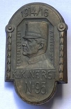 KAPPENABZEICHEN K.u.K. INF