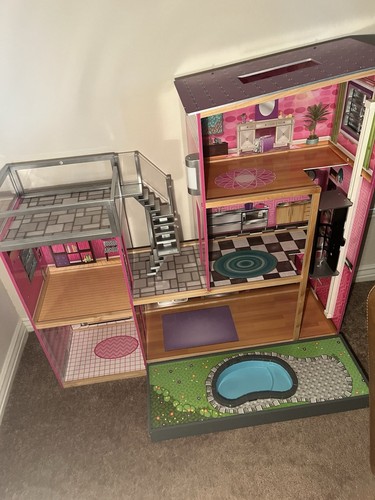 Kidkraft uptown dollhouse with - dollhouse,