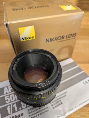 Nikon nikkor f 1 - nikon, f/1.8d