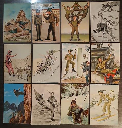Cartolina ww1 alpino guerra - ww1,