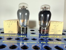 Coppia Sylvania 6L6G One Tube
