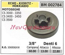 Pignone ECHO motore motosega CS 3000 3350 3400 3450 3500 3/8" denti 6 002784