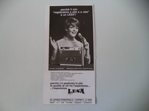 Advertising pubblicità 1968 - advertising,