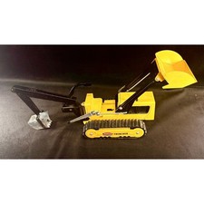 Trinciatutto posteriore Tonka vintage anni 60 tutto acciaio cingoli in gomma