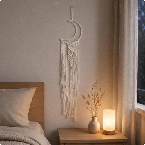 Decorazione murale con - murale, nappe
