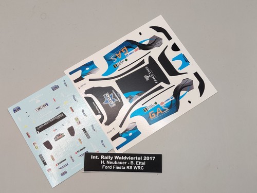 Decalcomanie ford fiesta - 1/43,