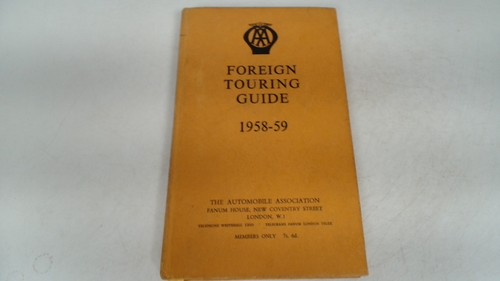 Foreign touring guide 1958 - guide, 1958-59