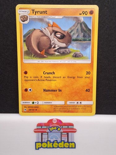 Pokemon card tyrunt forbidden - card,