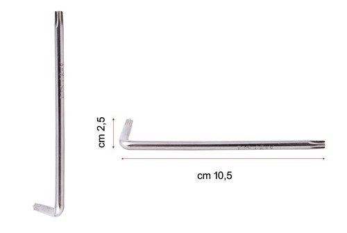 Chiave torx t25 freni disco - torx,