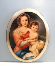 Icona Sacra su Legno, Madonna con Bambino Gesù