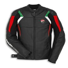 ducati corse cowhide leather moto racing jacket