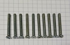 Visserie : Vis à tête fraisée acier zingué  3mm  M3X10  M3X30 M3X40 Ecrou M3x2.5