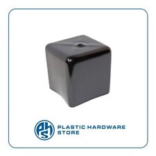 Tappi quadrati ner in gomma per tubi, sedie e mobili - Piedini Antiscivolo - PHS