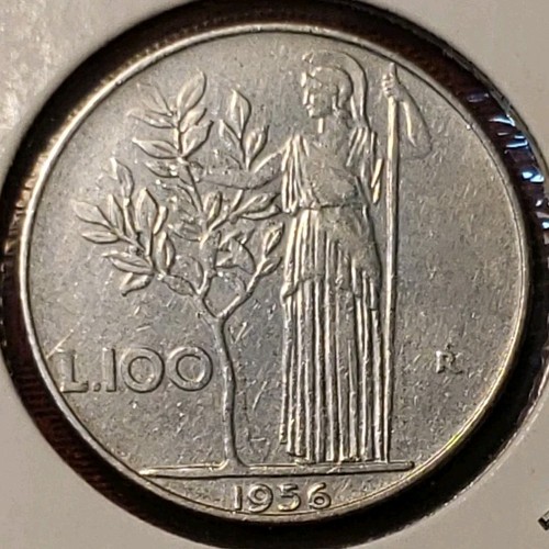 1956r italy 100 - 100, lire