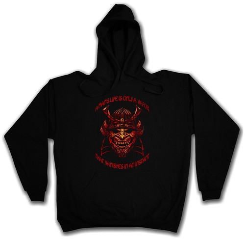 Samurai felpa con cappuccio - samurai,