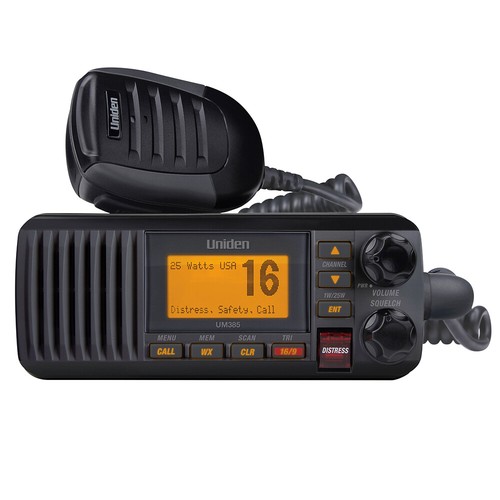 Radio vhf uniden um385 - radio, attacco