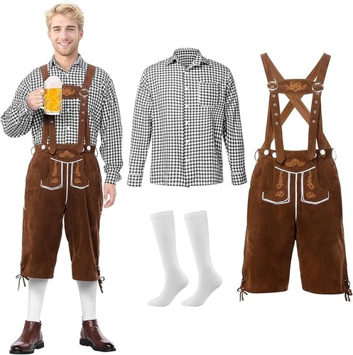 Set oktoberfest uomo pantaloni - oktoberfest,