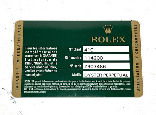 Vintage originale rolex 114200 - originale,