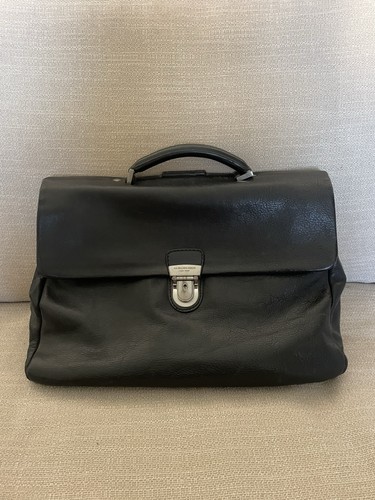 Borsa nera vera pelle spalding - borsa,