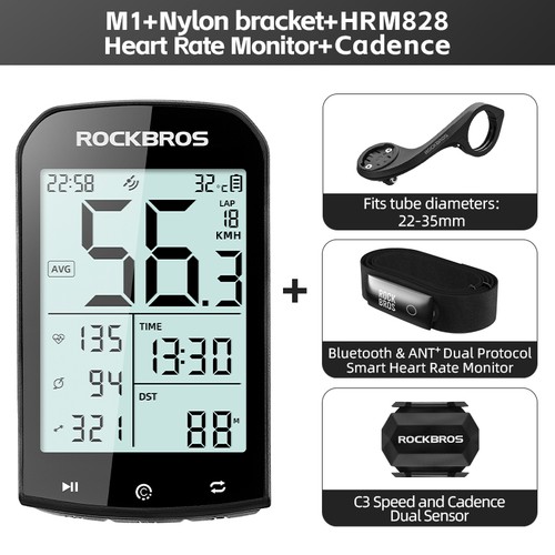 Rockbros bici computer gps - bici,