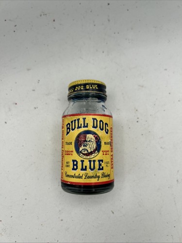 Vintage bull dog blu - blu, bucato