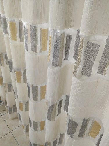 Tende metro moderna organza - a,