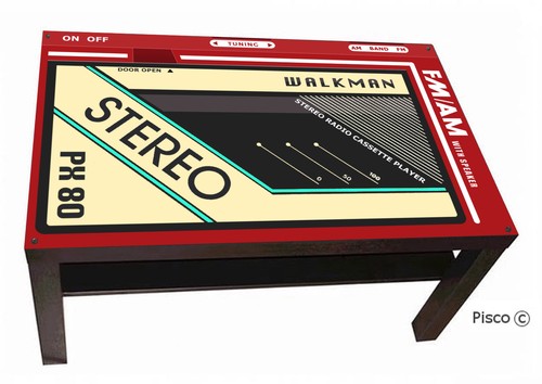 Tavolino walkman vintage - tavolino,