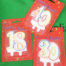 Candela 18 30 40 Anni Glitter