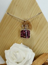 Collana con ampolla vetro
