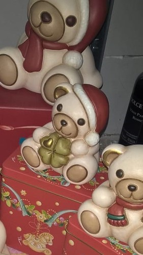 Thun teddy quadrifoglio cuore - teddy,