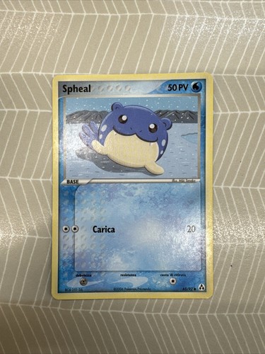 Carta pokemon spheal ex - spheal,