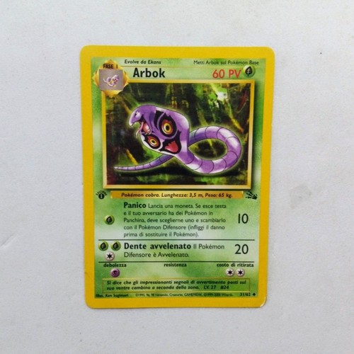 Pokemon arbok set fossil prima - pokemon,