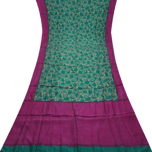 Sari vintage teal 100 - vintage,