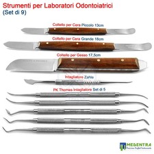Strumenti per Laboratorio Odontotecnico Dentale Intagliatore di Cera Coltello CE