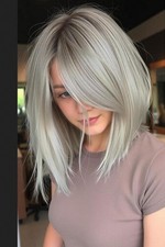 Parrucca Ombre Grigio Argento