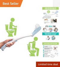 Strumento Pulizia WC Igienico - Bacchetta 18" per Recupero Disabili e Post Chirurgico