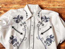 Camicia western vintage anni '70 H Bar C California Ranchwear - Floreale
