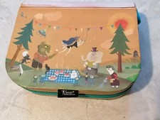 MA PETITE VALISETTE LONDJI. BORSA DECORATA CARTONE RICICLATO. CHIUSURA MAGNETICA