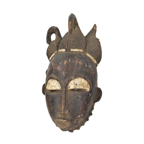 Maschera legno intagliato - in,