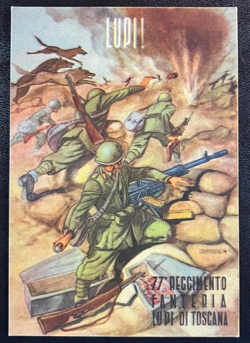 Cartolina militare - militare, "77°