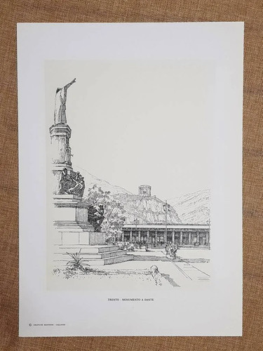 Trento monumento dante - trento, a