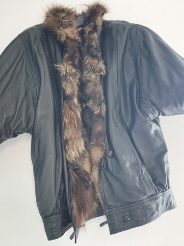 Cappotto pelle vera e - cappotto, in
