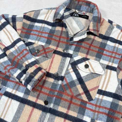 Zara camicia oversize quadri - a,